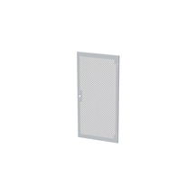 Solarix Dveře plechové s perforací LC-50, 24U, šířky 600, RAL7035, 1-bodový zámek