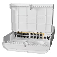 MikroTik Cloud Router Switch CRS318-16P-2S+OUT, netPower 16P