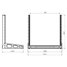 MikroTik SR-10U, 19" desktop rack, 10U