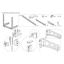 MikroTik SR-10U, 19" desktop rack, 10U