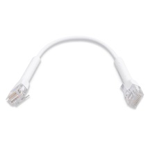 Ubiquiti U-Cable-Patch-RJ45, UniFi Ethernet Patch Kabel, 0,1m, Cat6, bílý