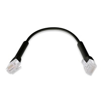 Ubiquiti U-Cable-Patch-RJ45-BK, UniFi Ethernet Patch Kabel, 0.1m, Cat6, černý