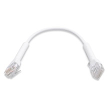 Ubiquiti U-Cable-Patch-0.3M-RJ45, UniFi Ethernet Patch Kabel, 0.3m, Cat6, bílý
