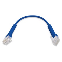 Ubiquiti U-Cable-Patch-0.3M-RJ45-BL, UniFi Ethernet Patch Kabel, 0.3m, Cat6, modrý