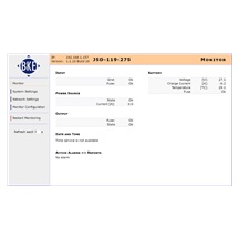 BKE napájecí zdroj s nabíjením a dohledem na DIN lištu JSD-119-545/DIN2_CH_ODP, 119W, 54.5V, LAN