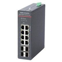 Průmyslový Poe switch HIKVISION DS-3T1512HP-SI-8P4F Smart managed