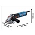 BOSCH GWS 17-125 S Úhlová bruska