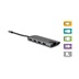 VERBATIM Dokovací stanice USB-C 7v1, 1xHDMI, 1xUSB-C, 3xUSB, 1xRJ45, čtečka SD karet, šedá