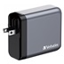 VERBATIM GaN Nabíječka do sítě GNC-200, 200W, 3x USB-C, 1x USB