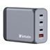 VERBATIM GaN Nabíječka do sítě GNC-200, 200W, 3x USB-C, 1x USB