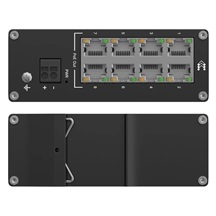 Teltonika TSW040 Průmyslový PoE switch bez managementu, 8x LAN, 8x PoE