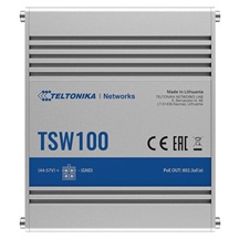 Teltonika TSW100 Průmyslový PoE switch bez managementu, 5x GLAN, 4x PoE