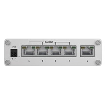 Teltonika TSW101 Průmyslový PoE switch bez managementu, 5x GLAN, 4x PoE