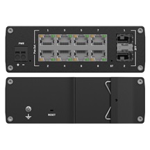 Teltonika TSW202 Průmyslový PoE switch s managementem, 8x GLAN, 8x PoE, 2x SFP