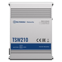 Teltonika TSW210 Průmyslový switch bez managementu, 8x GLAN, 2x SFP