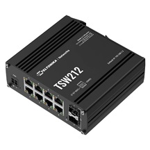 Teltonika TSW212 Průmyslový switch s managementem, 8x GLAN, 2x SFP