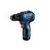 BOSCH GSR 12V-30, akumulátorový vrtací šroubovák, 0 – 420 / 0 – 1.600 ot/min, 8 mm, sada bitů a vrtáků, brašna