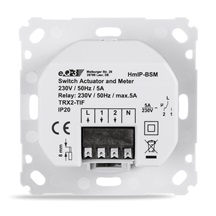 Homematic IP Spínací akční člen s měřením - 5A, zápustná montáž