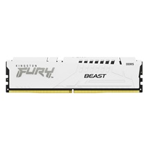 KINGSTON DIMM DDR5 16GB 6000MT/s CL30 ECC FURY Beast XMP Bílá