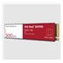 WD RED SSD NVMe 500GB PCIe SN700, Geb3 8GB/s, (R:3430/W:2600 MB/s) TBW 1000