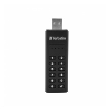 VERBATIM USB 3.0 Drive 64 GB - Keypad Secure (R:160/W:140 MB/s) GDPR