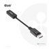 Club3D Adaptér aktivní DisplayPort 1.4 na HDMI 4K120Hz/8K60Hz HDR (M/F), černá