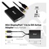 Club3D Adaptér aktivní Mini DisplayPort 1.2 na Dual Link DVI-D Active Adapter, pouze HDCP, 4k30Hz, 60cm