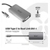 Club3D Adaptér aktivní USB Type C na DVI-I Dual Link, HDCP on