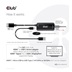Club3D Adaptér HDMI + Micro USB na USB-C 4K120Hz/8K30Hz, Active Adapter M/F