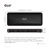 Club3D Dokovací stanice USB-C 12v1, 1xDP, 1xHDMI, 2xUSB-C, 4xUSB, 1xRJ45, černá