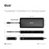 Club3D Dokovací stanice USB-C 11v1, 2xDP, 3xUSB-C, 3xUSB, 1xRJ45, čtečka SD karet, černá