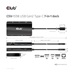 Club3D Dokovací stanice USB-C 7v1, 2xDP, 2xUSB-C, 2xUSB, 1xRJ45, černá