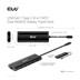 Club 3D Dokovací stanice USB-C 8v1, 1xDP, 1xHDMI, 1xUSB-C PD100W, 2xUSB, čtečka SD karet, šedá