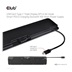 Club3D Dokovací stanice USB-C 14v1, 1xDP, 1xHDMI, 1xVGA, 2xUSB-C, 5xUSB, 1xRJ45, 1x3.5mm, šedá