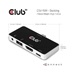 Club3D Dokovací stanice pro mobilní telefony USB-C 4v1, 1xHDMI, 1xUSB-C, 1xUSB, 1x3.5mm, černá