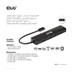 Club3D hub USB-C, 6-in-1 Hub s HDMI 8K30Hz, 2xUSB Type-A, RJ45 a 2xUSB Type-C, Data a PD nabíjení 100W