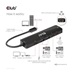 Club3D hub USB-C, 6-in-1 Hub s HDMI 8K30Hz, 2xUSB Type-A, RJ45 a 2xUSB Type-C, Data a PD nabíjení 100W