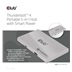 Club3D hubThunderbolt 4 Portable 5-in-1 Hub with Smart Power