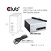 Club3D Dokovací stanice USB-A 8v1, 1xHDMI, 1xDVI, 4xUSB, 1xRJ45, 1x3.5mm, šedá