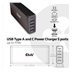 Club3D Nabíječka USB Typ A a C, 5 portů, 111 W