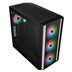 Cooler Master case MasterBox 600, ATX, Průhledná bočnice, 3x 140mm ARGB Fan, 1x 120mm ARGB Fan, ARGB Hub, Černá
