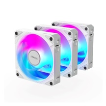 GIGABYTE ventilátor AORUS EZ CHAIN FAN ICE 3-PACK, 3x120mm, bílá