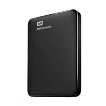 WD Elements Portable 2TB, Externí HDD, USB 3.0, černá
