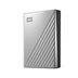 WD My Passport Ultra 4TB, Externí HDD, USB-C 3.0, stříbrná