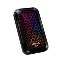 ADATA External SSD 512GB SE770G USB 3.0 černá/žlutá LED RGB