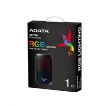 ADATA External SSD 512GB SE770G USB 3.0 černá/žlutá LED RGB