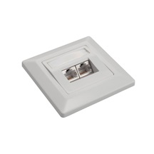 Solarix Zásuvka Solarix CAT6 STP 2 x RJ45 pod omítku bílá SX9-2-6-STP-WH