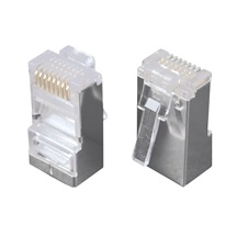 Solarix Konektor RJ45 CAT5E STP 8p8c stíněný neskládaný na drát KRJS45/5SLD