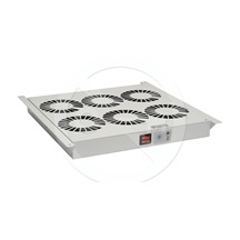 Solarix Ventilační jednotka univerzální 6 ventilátorů s termostatem RAL7035 do stropu i do dna VJ-R6