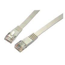 Solarix Patch kabel plochý CAT6 UTP LSOH 1m šedý non-snag-proof C6-111GY-1MB